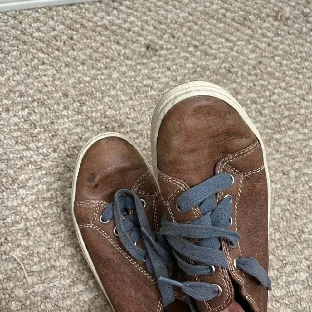 SOFFT brown leather sneakers  blue size 6